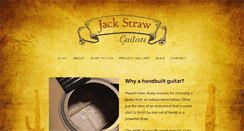 Desktop Screenshot of jackstrawguitars.com